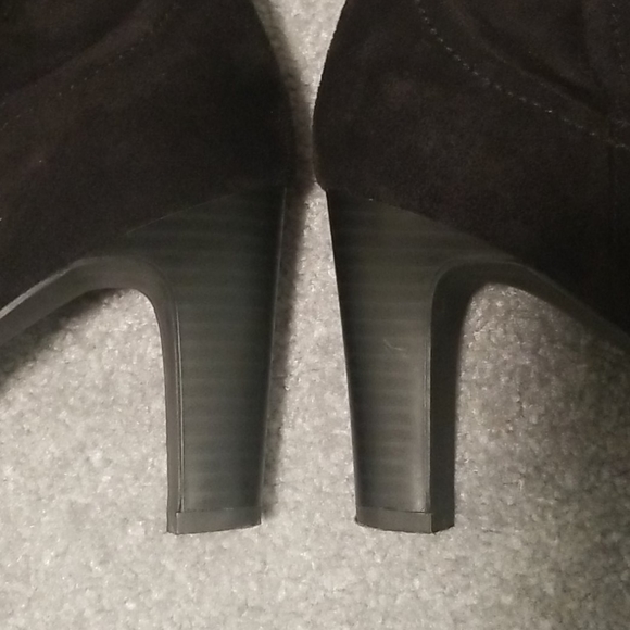 Brown's Faux suede boots Black sz 38 - Picture 6 of 8